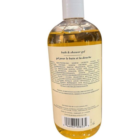 Crabtree & Evelyn SUMMER HILL 16.9oz Bath & Shower Gel 3 BODY WASH SOAP & Lotion - Picture 4 of 7